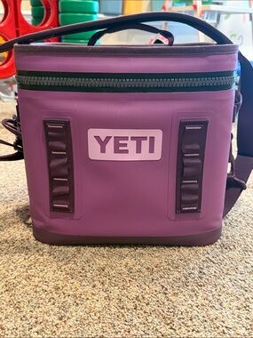 Yeti Purple Soft Cooler Bag with Dark Trim